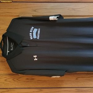 NWT Men's Under Armour Polo Wash High Prexies Football Heatgear